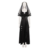 Schwarz Brautkleid Beetlejuice 2 Astrid Deetz Cosplay Kostüm